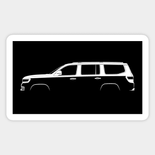 Jeep Grand Wagoneer (WS) Silhouette Magnet